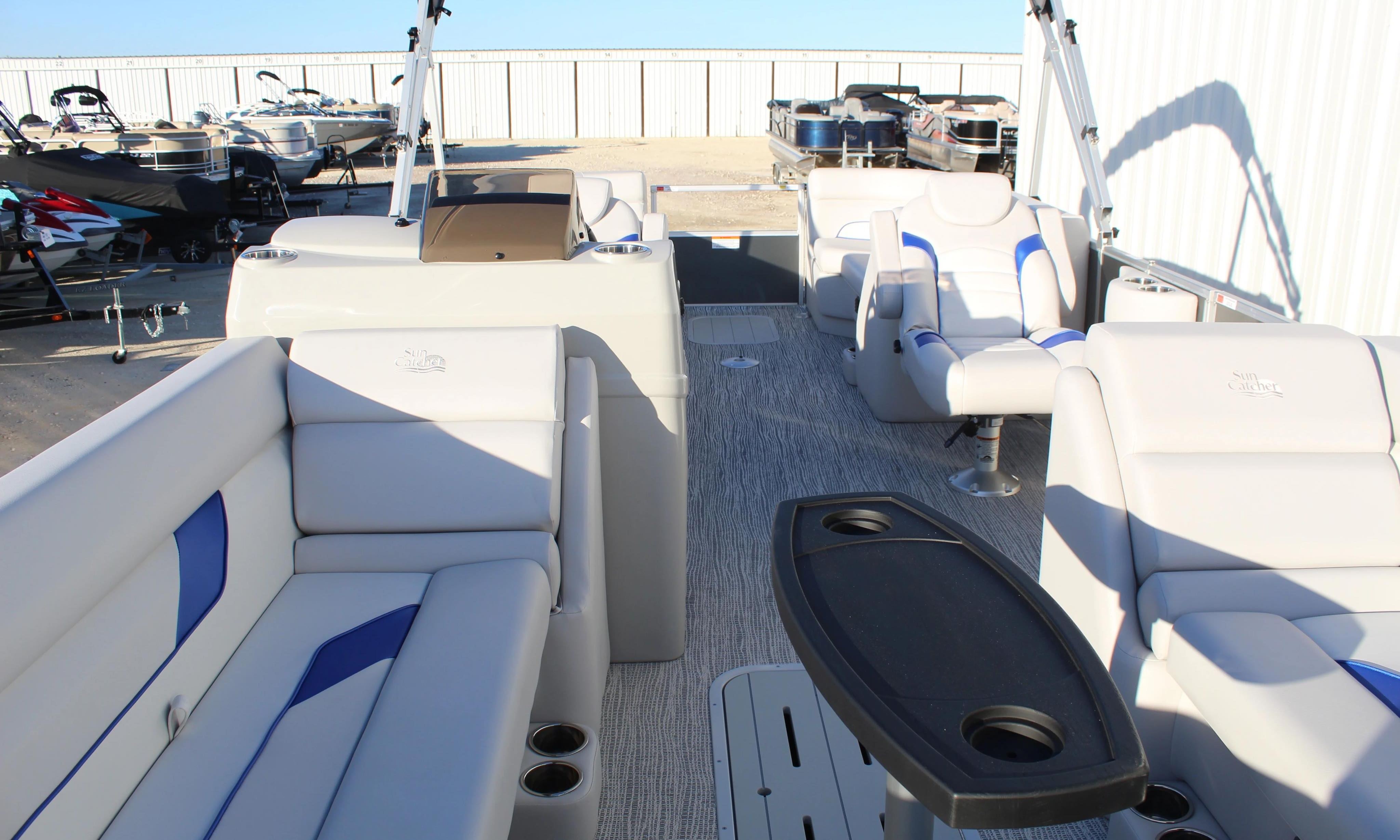 10 Person Party Boat Suncatcher Pontoon with Captain