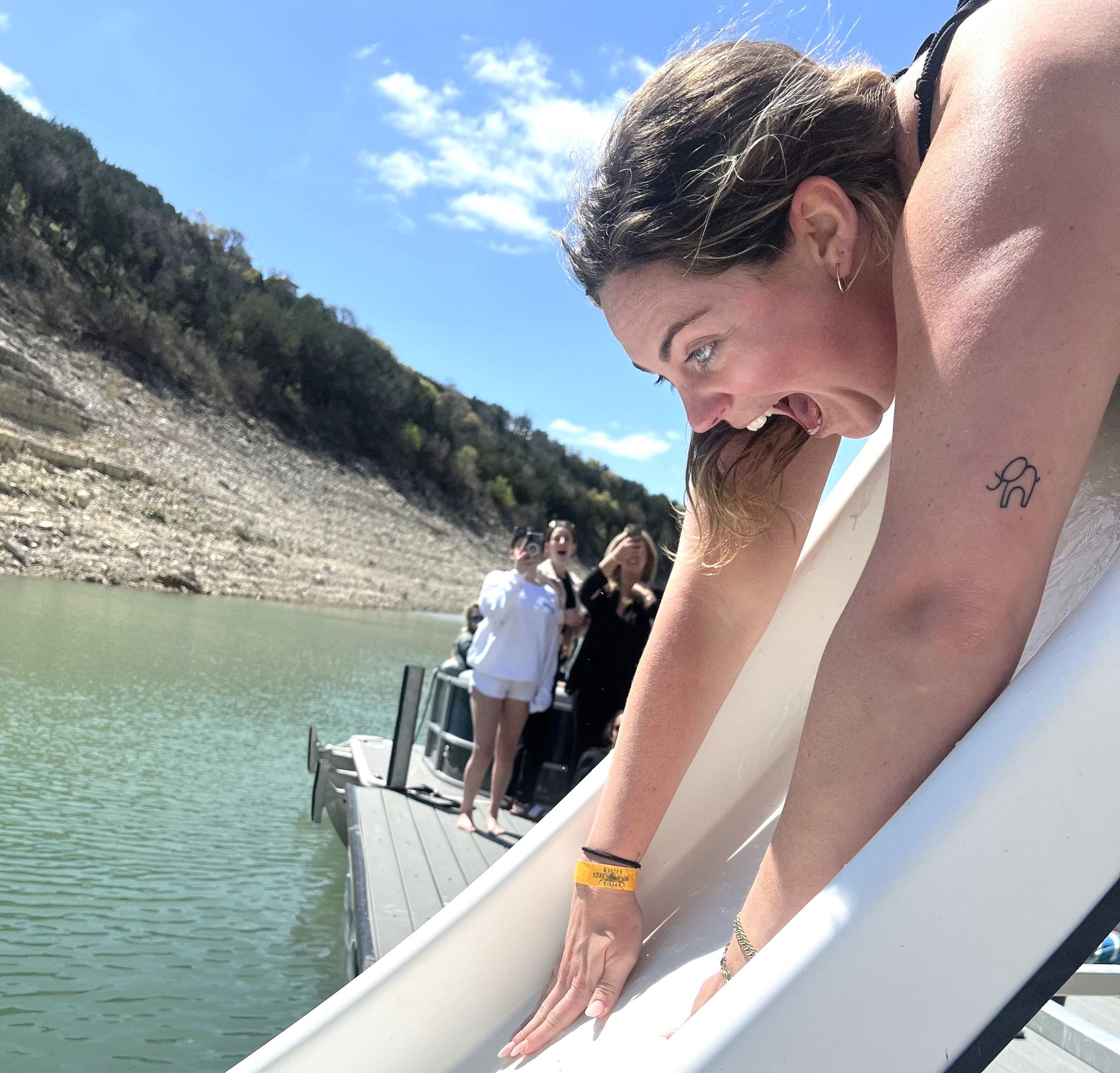 **WINTER DISCOUNT!** 2-Story Pontoon **SLIDE+SHADE**