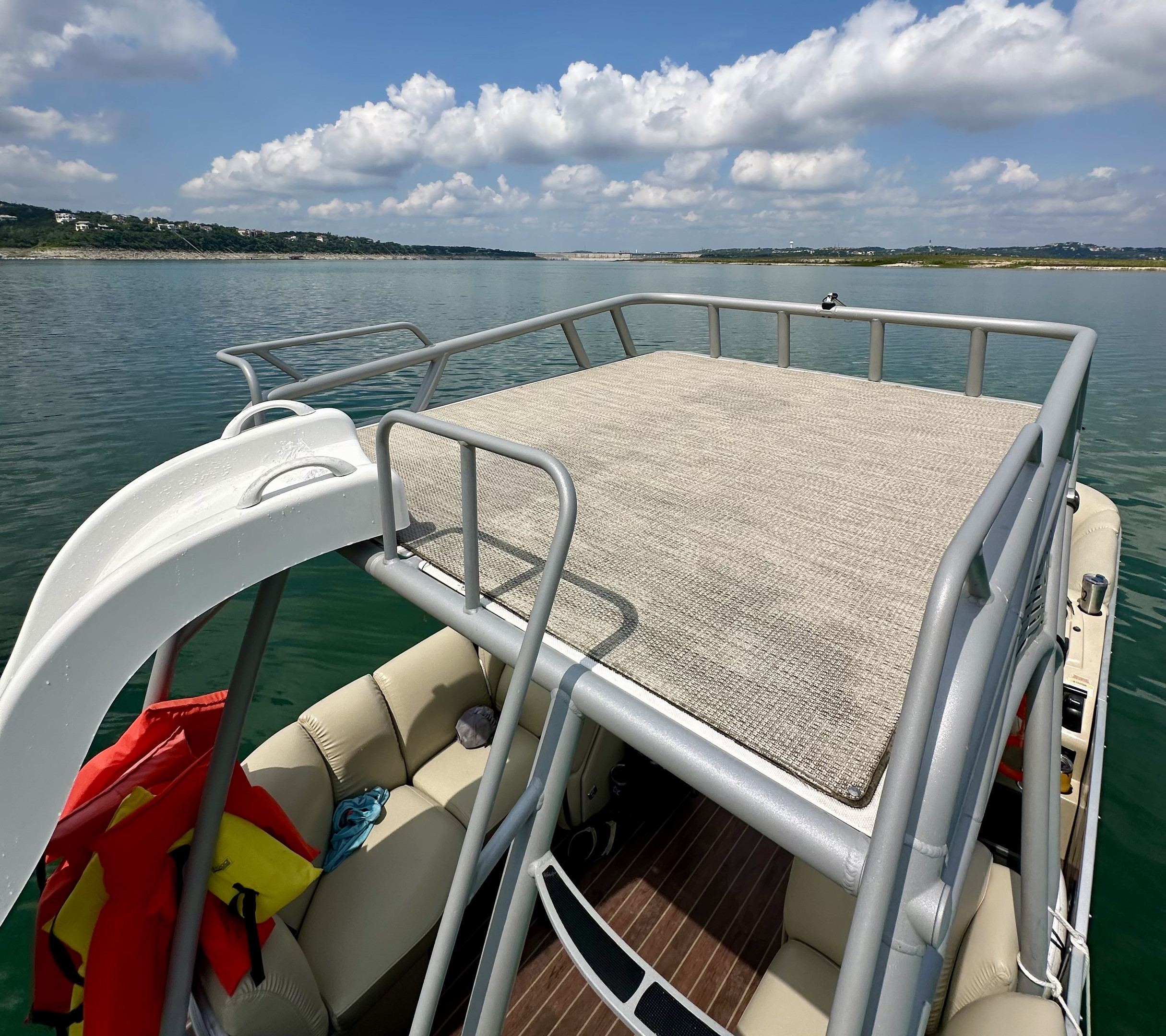 **WINTER DISCOUNT!** 2-Story Pontoon **SLIDE+SHADE**
