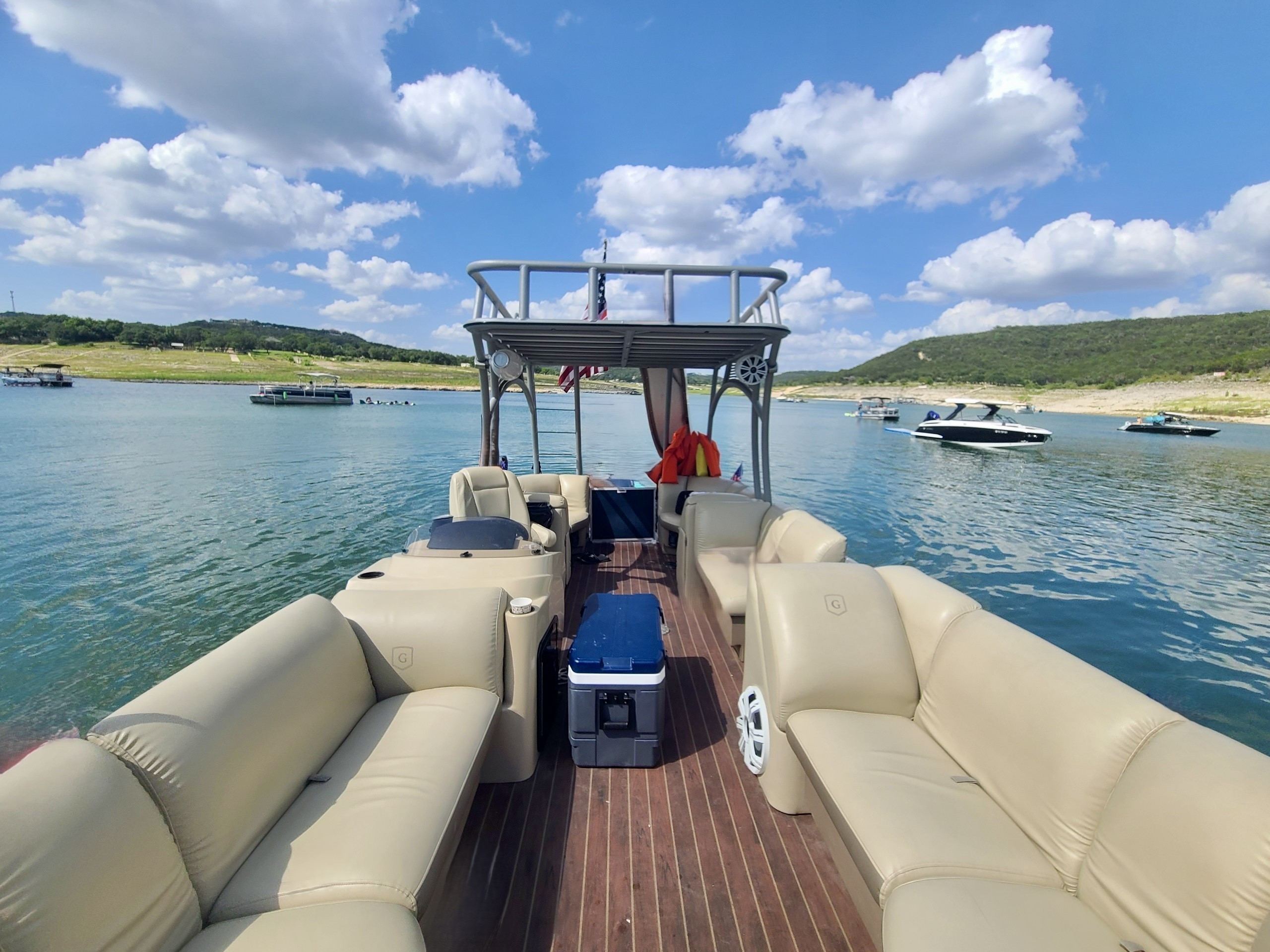 **WINTER DISCOUNT!** 2-Story Pontoon **SLIDE+SHADE**
